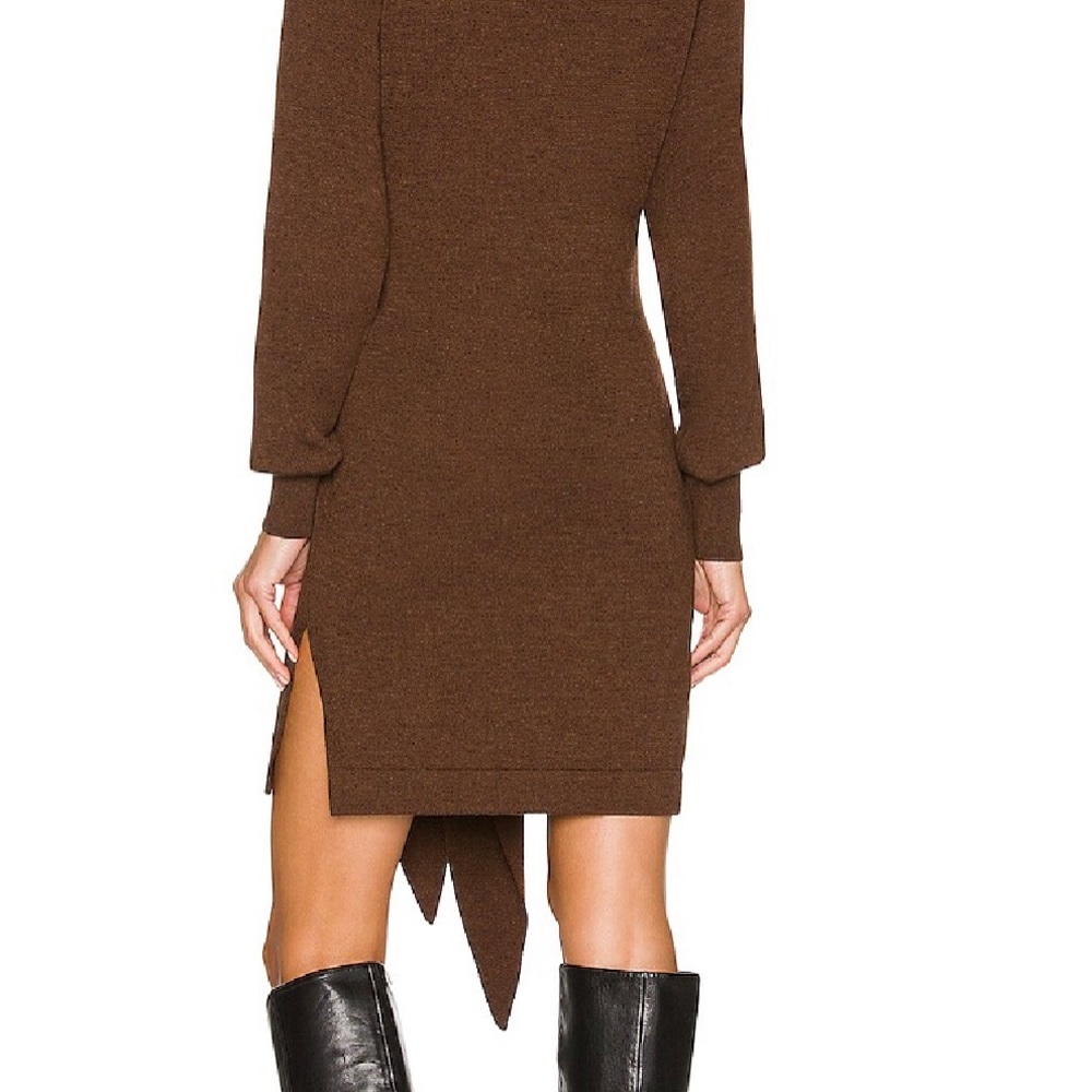 Lovers and Friends Elana Mini Dress in Chocolate - Picture 3 of 8